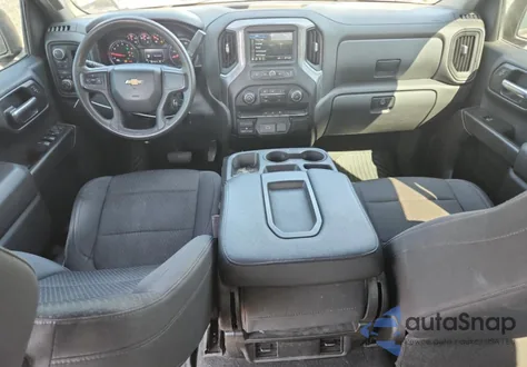 2019 Chevrolet Silverado K1500 Custom из США, поврежденный, VIN 3GCPYBEH2KG218845